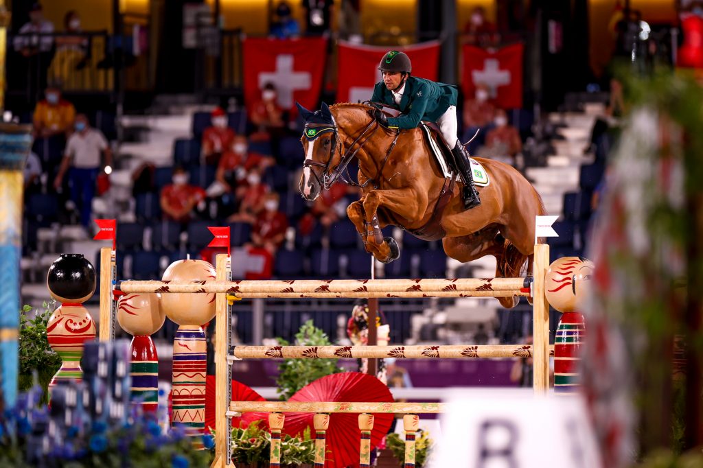 Marlon Zanotelli, º 7 do ranking mundial, e Edgar M (Luis Ruas - Hipismo Brasil)