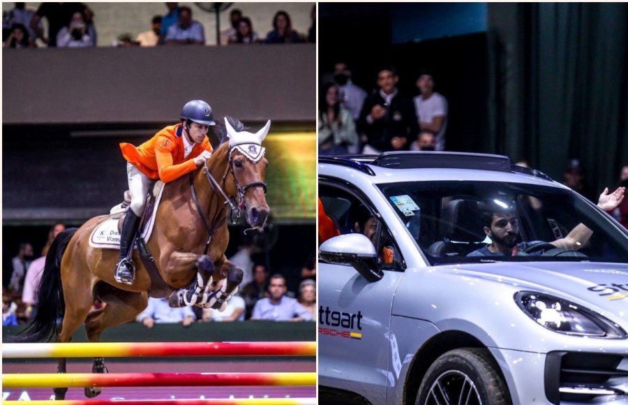 Henrique Tielas e Rafael Ribeiro faturam Desafio carro x cavalo Stuttgart Porsche com ampla margem