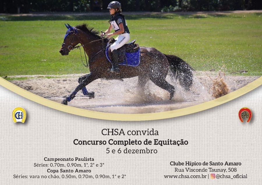 Paulista e Copa Santo Amaro Concurso Completo de Equitação