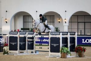 Luciana Diniz com Vertigo du Desert: campeã do GP Longines