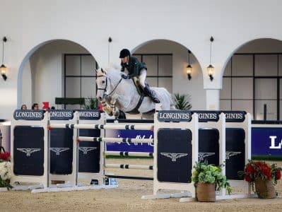 Luciana Diniz com Vertigo du Desert: campeã do GP Longines