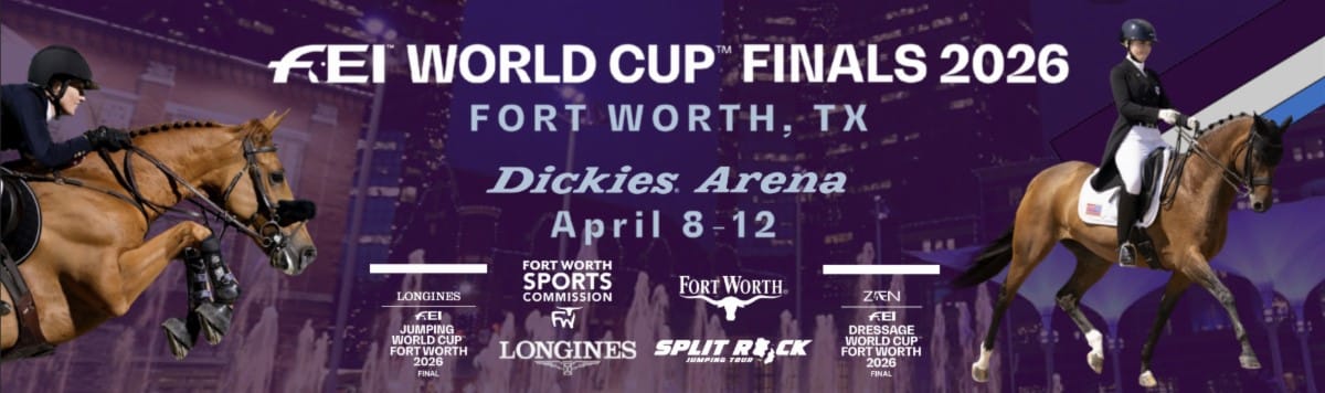 Oito dos 20 melhores cavaleiros do mundo encabeçam a lista de inscritos para a Final da Copa™ do Mundo de Adestramento FEI Zen Elite 2026 em Fort Worth