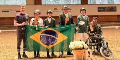 Hipismo brasileiro é vice-campeã por equipes em Internacional de paradestramento na Itália