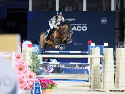 Stephan Barcha com Dinozo no Global Champions Tour em Monaco