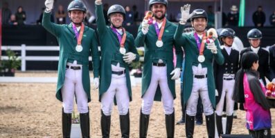 Odesur 2026 | Com a prata por equipes, Time Brasil de Adestramento conquista a vaga no Pan e Duda Alves é bronze individual
