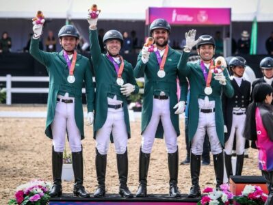 Odesur 2026 | Com a prata por equipes, Time Brasil de Adestramento conquista a vaga no Pan e Duda Alves é bronze individual