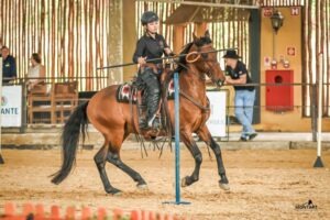 Valentina Kioka Segura/Hebreu do Retiro: dupla vitoriosa na Taça SP e no Ranking Paulista na Preliminar Amador. (Foto: Montart/ABET)  