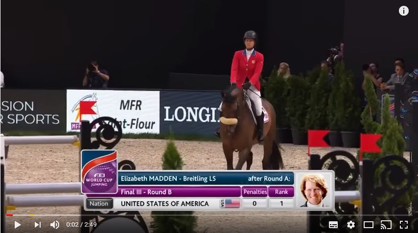 Vídeo - Beezie Madden campeã de saltos 2018! | Salto da Copa do Mundo Longines FEI ™