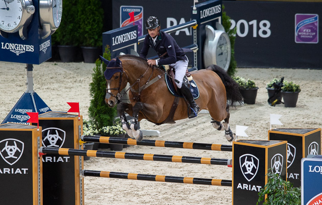 Denis LYNCH (IRL) & All Star 5 - Longines FEI World Cup™ Jumping Final II - Longines FEI World Cup Finals Paris - Accor Hotels Arena, Bercy, Paris, France - 13 April 2018
