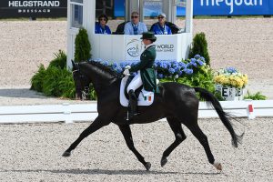 Judy REYNOLDS (IRL) riding VANCOUVER K during the Grand Prix at the FEI World Equestrian Games Tryon 2018 at Tryon International Equestrian Centre, near Tryon North Carolina in the USA between 11th-23rd September 2018