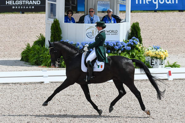 Judy REYNOLDS (IRL) riding VANCOUVER K during the Grand Prix at the FEI World Equestrian Games Tryon 2018 at Tryon International Equestrian Centre, near Tryon North Carolina in the USA between 11th-23rd September 2018