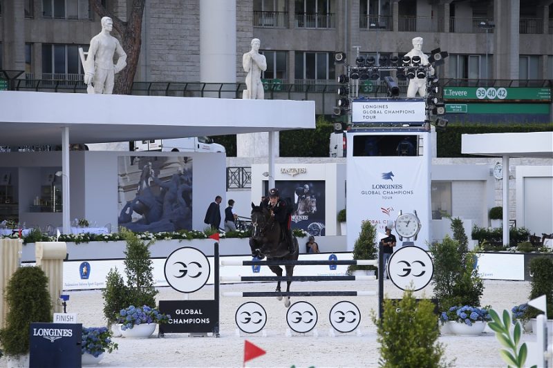 LGCT Roma Emanuele Gaudiano on Quinn van de Heffinck ph.Stefano Grasso