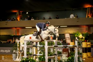 José Roberto com Criz Wood JMen em ação no Internacional Indoor SHP (Luis Ruas)