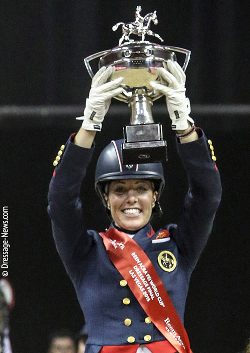 Charlotte Dujardin em Las Vegas em 2015