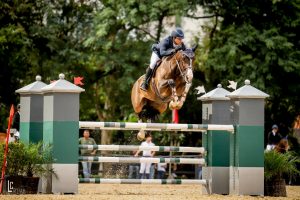 Augusto Perfeito com Busch van het Prinsenveld, vencedor Pré-junior (Luis Ruas)