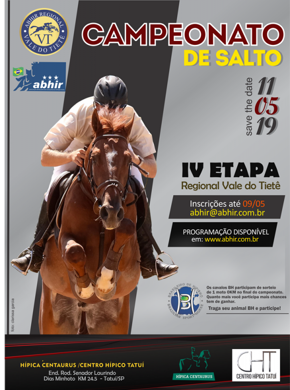 IV etapa de salto – Regional Vale do Tietê