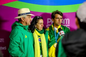 Marlon com os país Mario e Maristela Zanotelli (CBH - Luis Ruas)