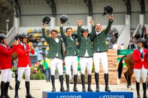 O Time Brasil de Salto ouro no Pan Lima 2019