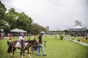 Super área kids ao lado do picadeiro garante diversão para os pequenos (Gabriela Lutz)